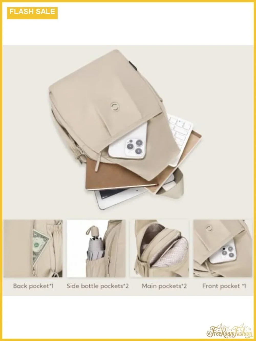 3-Way Convertible Anti-Theft Travel Sling Backpack Crossbody Chest Bag